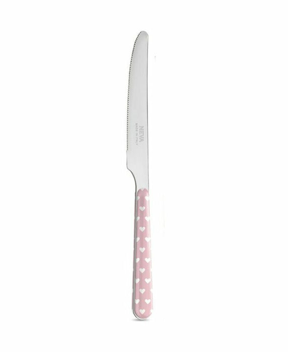 COLTELLO CUORI ROSA NEVA