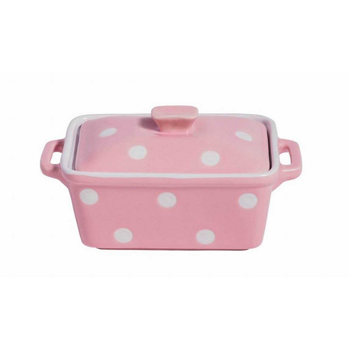 BURRIERA ROSA CON POIS BIANCHI ISABELLE ROSE