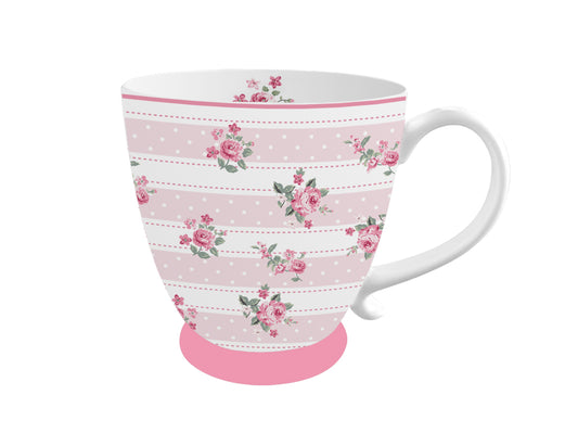 TAZZA BELLA RIGHE ROSA ISABELLE ROSE