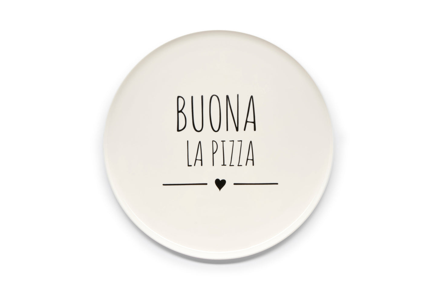 IMPERFETTO - PIATTO PIZZA "BUONA LA PIZZA"