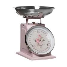 BILANCIA DA CUCINA RETRÒ ROSA 3KG