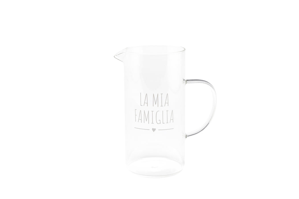 BROCCA "LA MIA FAMIGLIA" 1200 ML VETRO BOROSILICATO