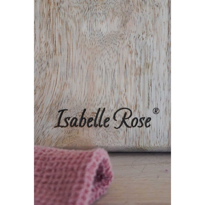 TAGLIERE IN LEGNO 45x30 CUORICINI ISABELLE ROSE